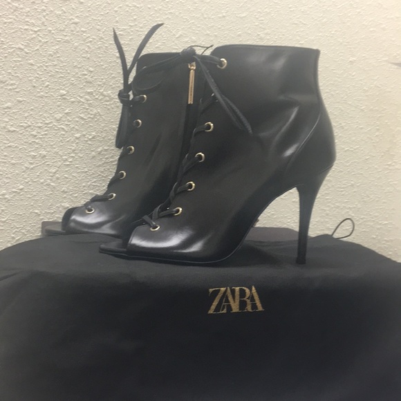 zara blue collection boots